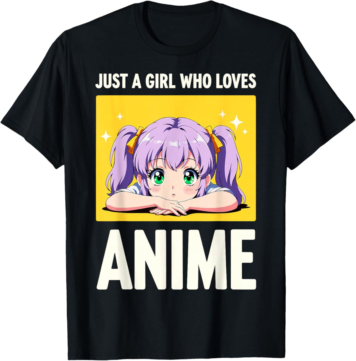 Just a Girl who Loves Anime Chibi Kawaii Otaku Funny
