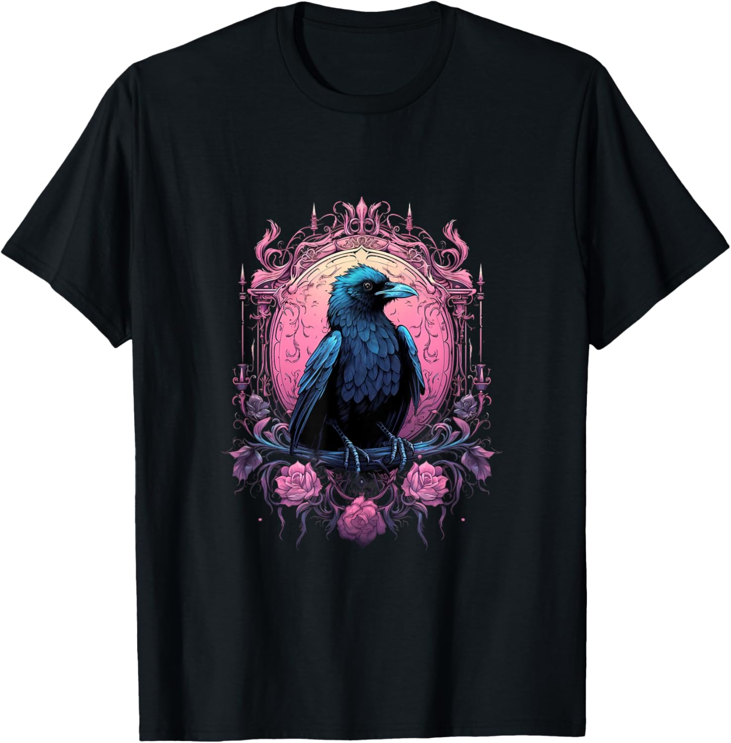 Pastel Goth Gothic Crow Bird Kawaii Anime Nu Goth Aesthetic