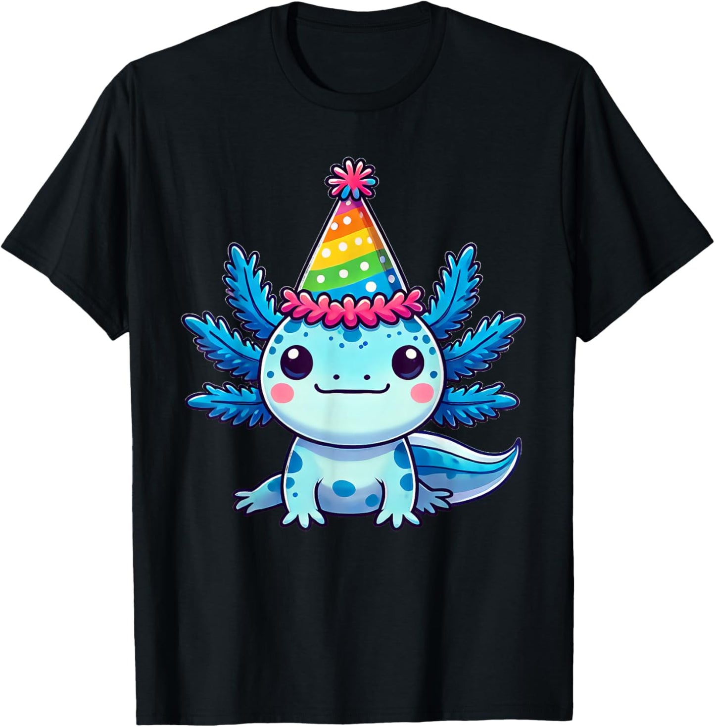 Anime Kawaii Axolotl Birthday Party Hat