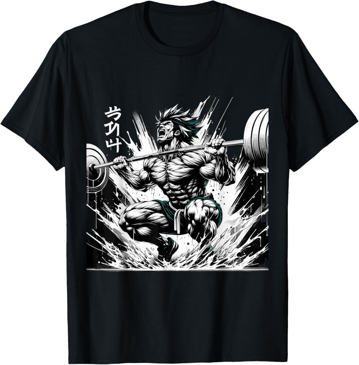 Muscle Manga Warriors - Anime Fitness Vector Design