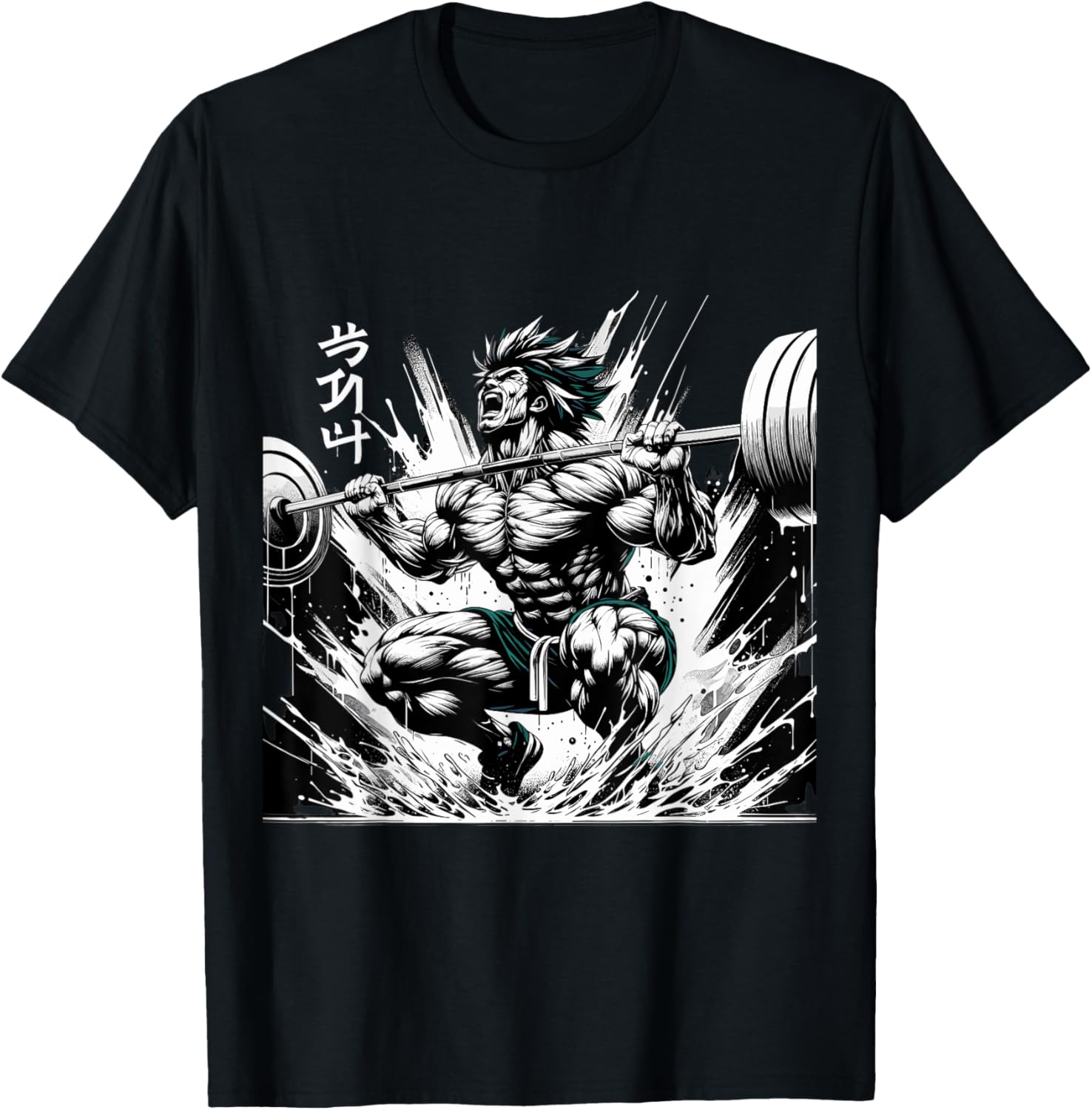 Muscle Manga Warriors - Anime Fitness Vector Design