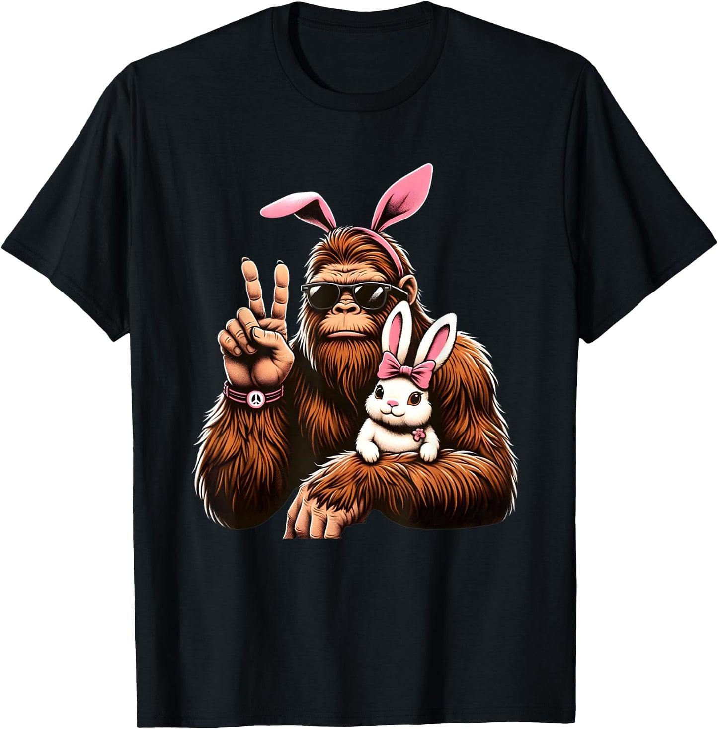 Bigfoot Bunny Funny Easter Day Sasquatch