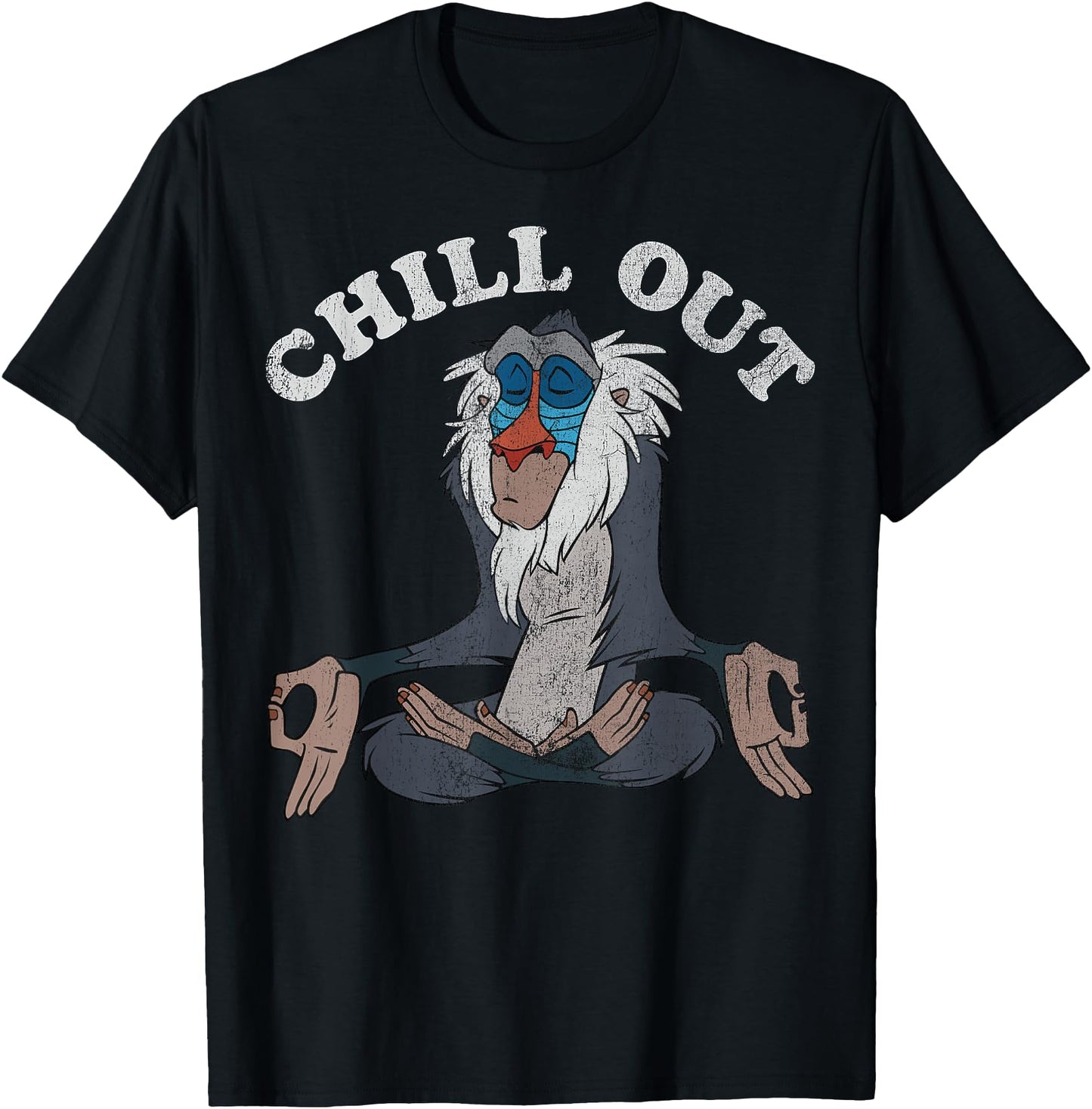 Disney Lion King Rafiki Chill Out Meditation Graphic