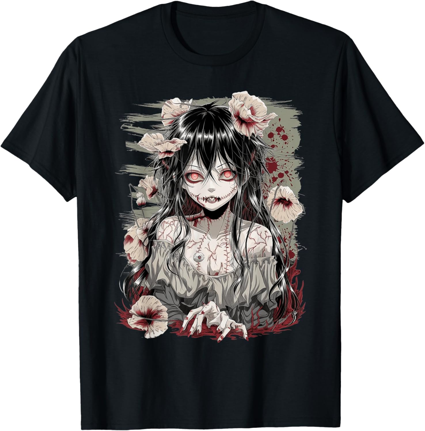 Horror Anime Girl Manga Creepy Japanese Kawaii Aesthetic