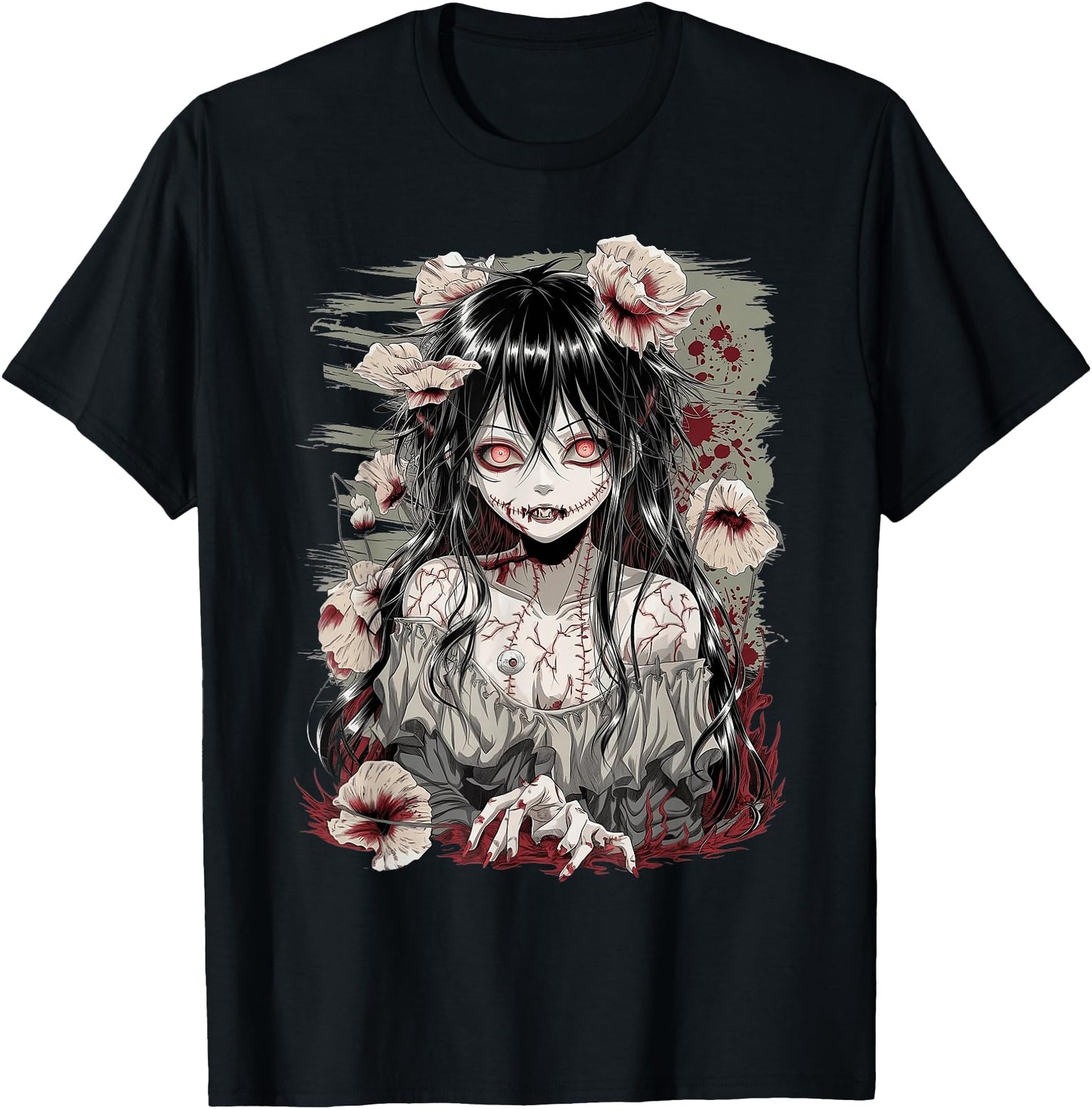 Horror Anime Girl Manga Creepy Japanese Kawaii Aesthetic