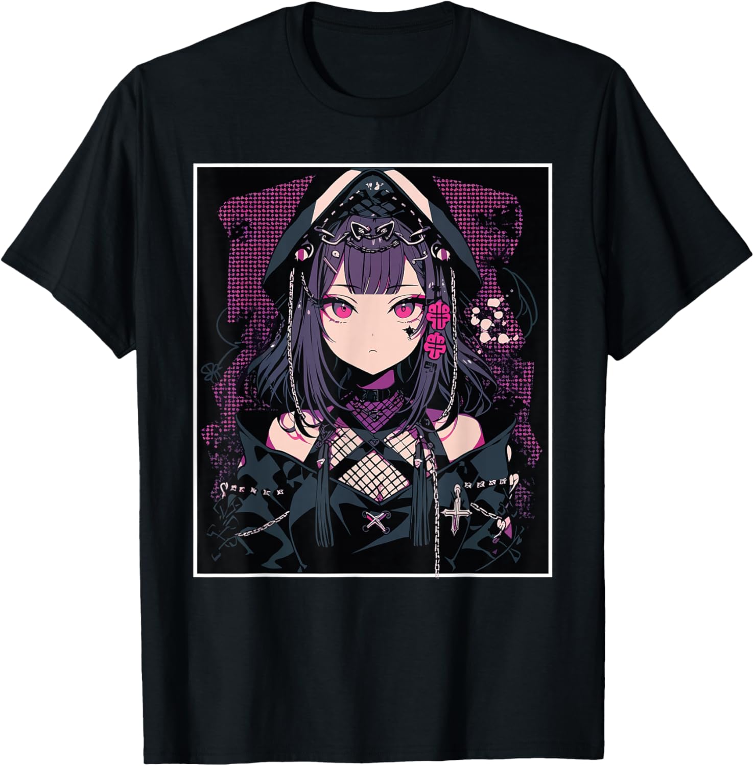 Anime Girl Gothic Waifu Japanese Aesthetic Kawaii Otaku