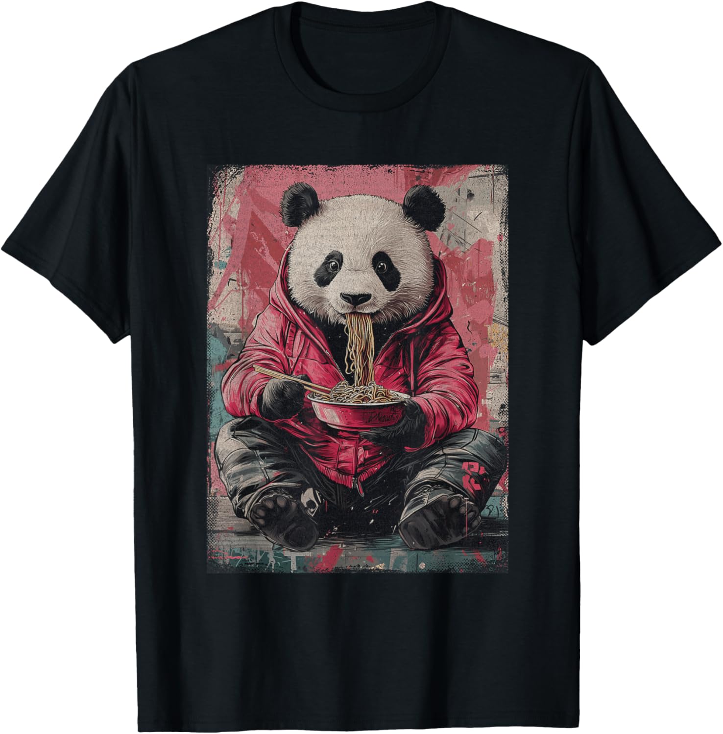 Cyberpunk Ramen Panda Y2K Manga Anime Japanese Streetwear