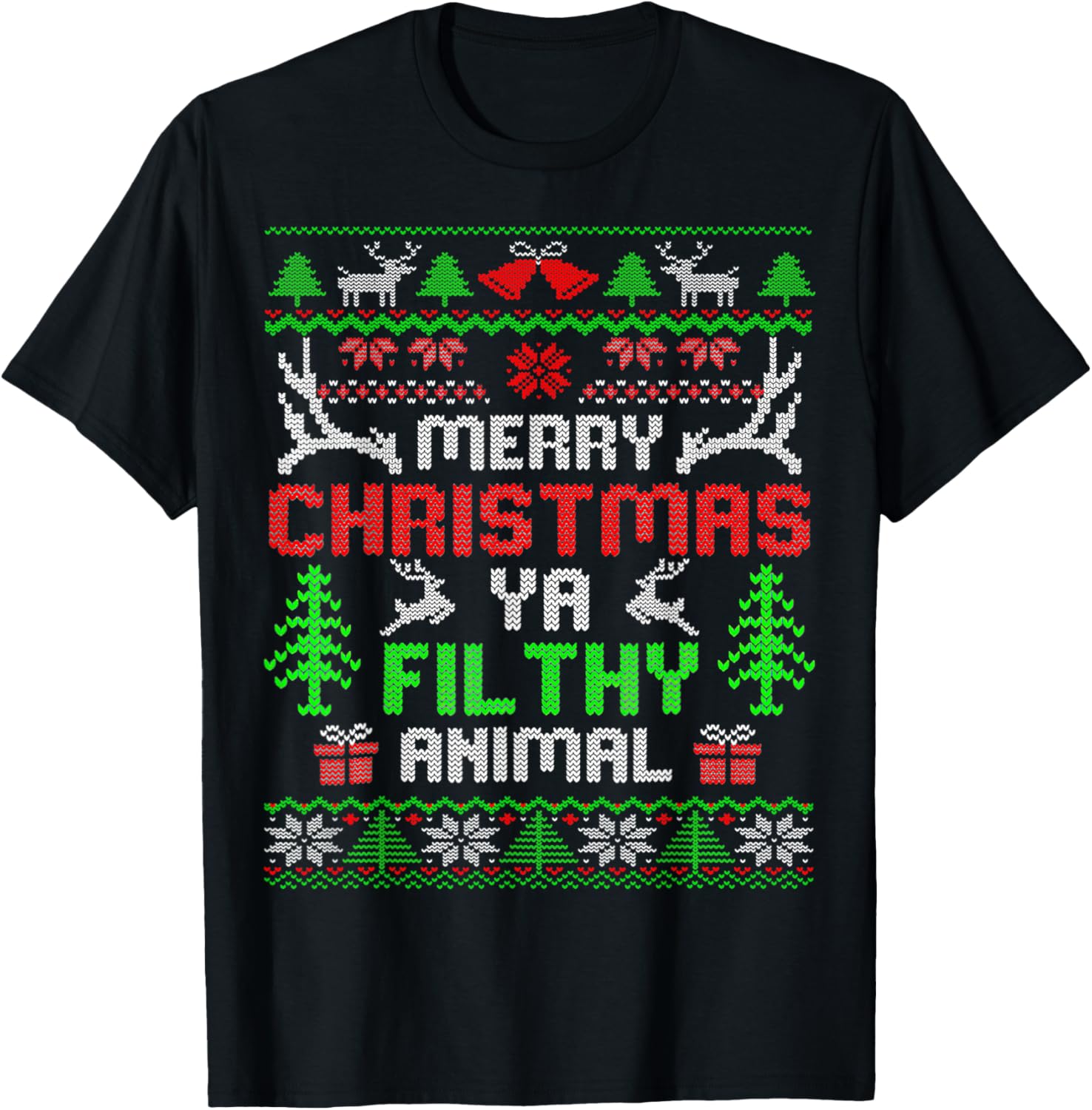 Merry Christmas Animal Filthy Ya Xmas Pajama