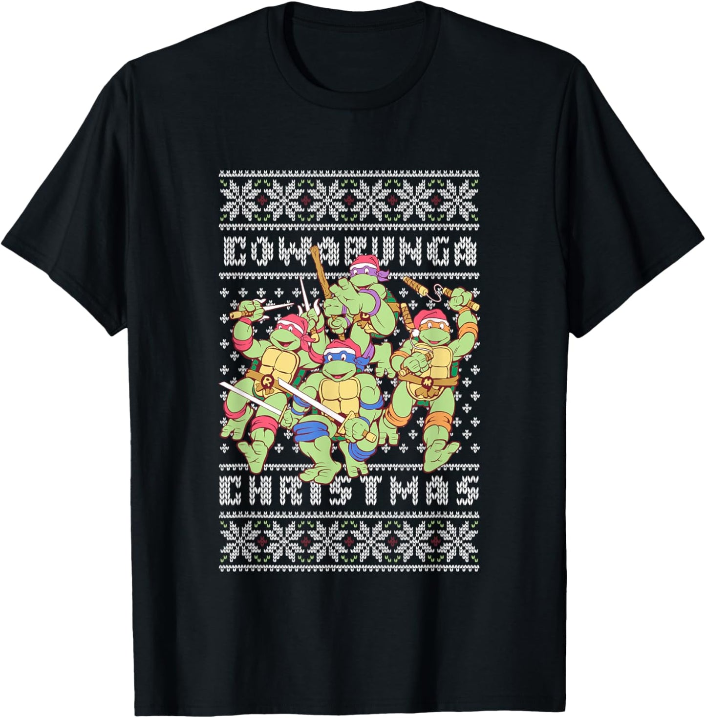 Teenage Mutant Ninja Turtles Christmas Cowabunga Retro
