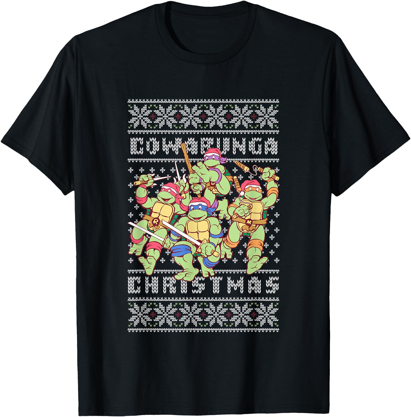 Teenage Mutant Ninja Turtles Christmas Cowabunga Retro