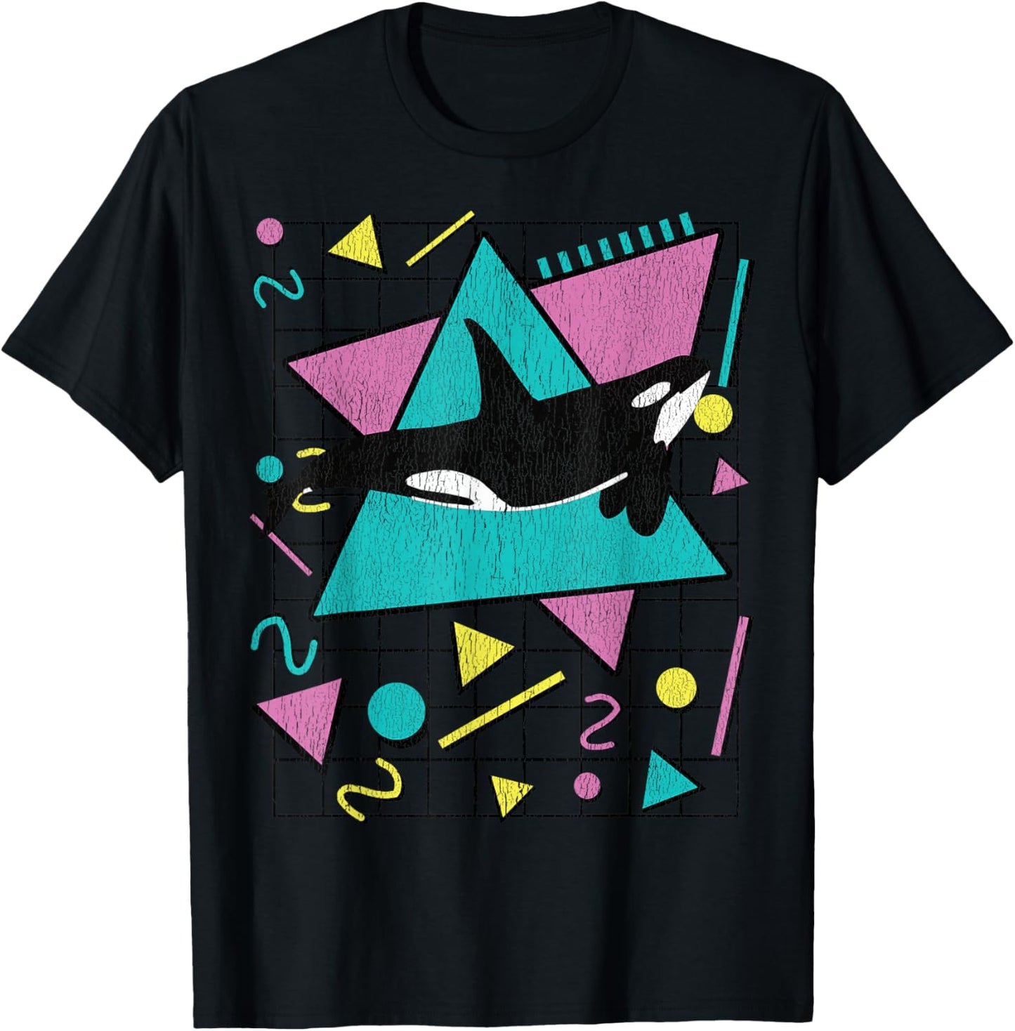 Orca Killer Whale Vintage 90s Retro 1990s Aesthetic Vibes T-Shirt