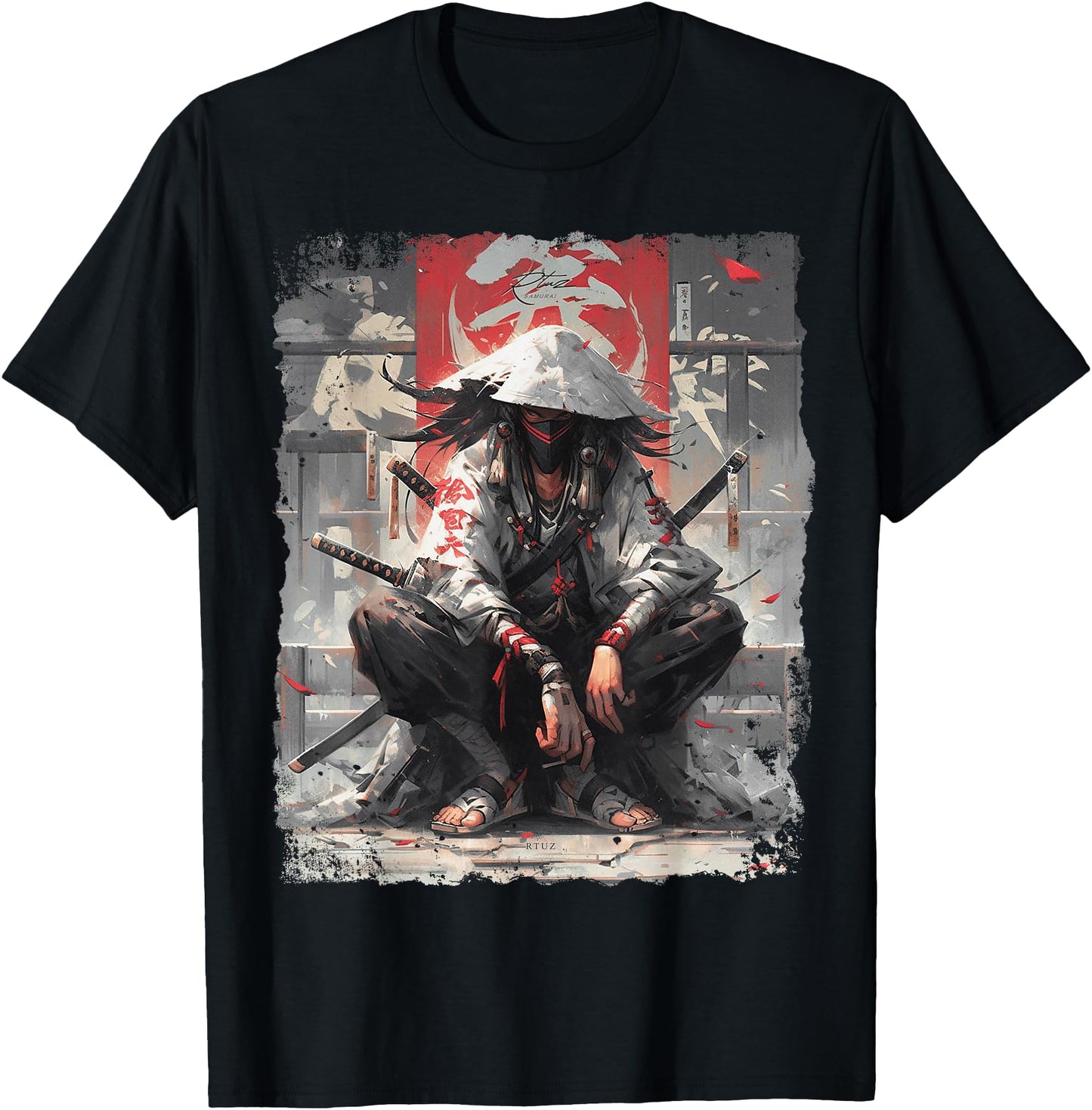 Y2K Samurai Sword Katana Ninja Japan Manga Anime Streetwear