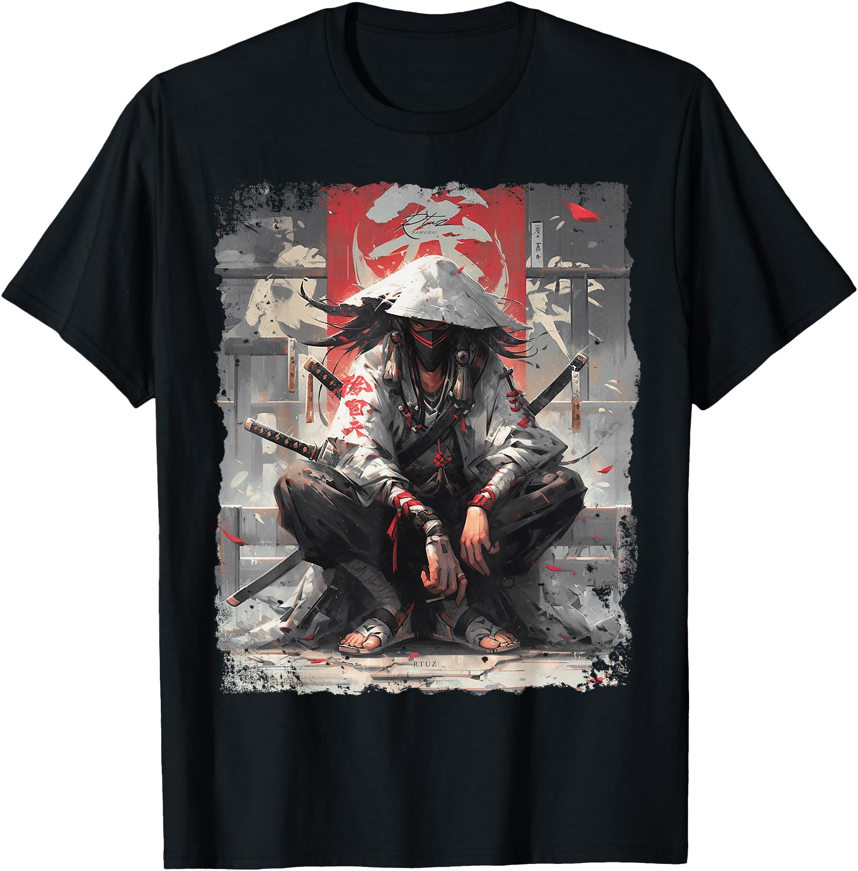 Y2K Samurai Sword Katana Ninja Japan Manga Anime Streetwear