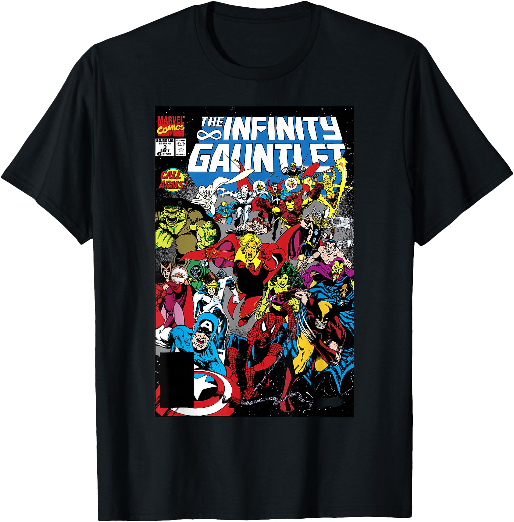 Marvel Exclusive Vintage Infinity Gauntlet Comic Cover