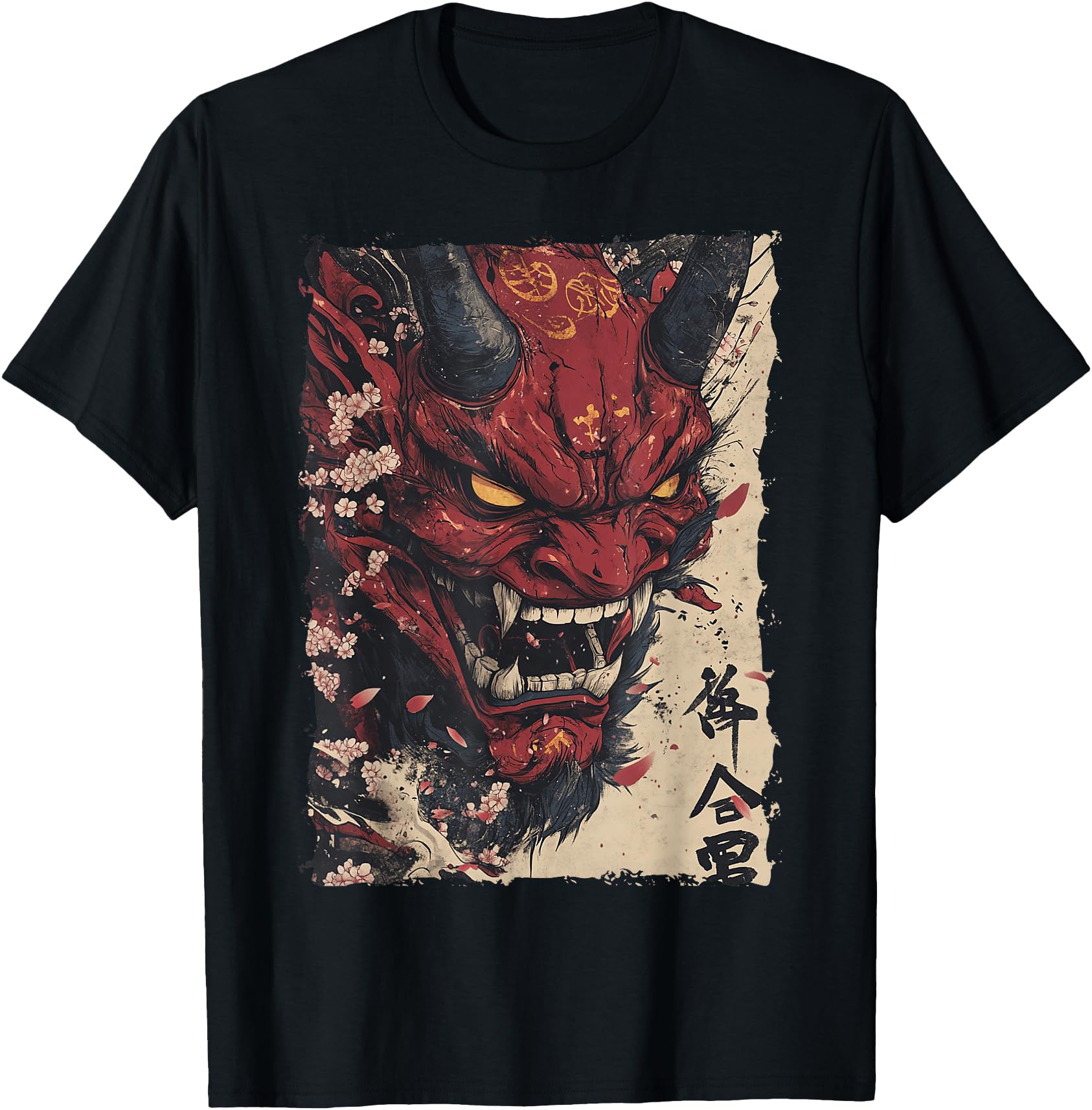 Oni Mask Tattoo - Japanese Yokai
