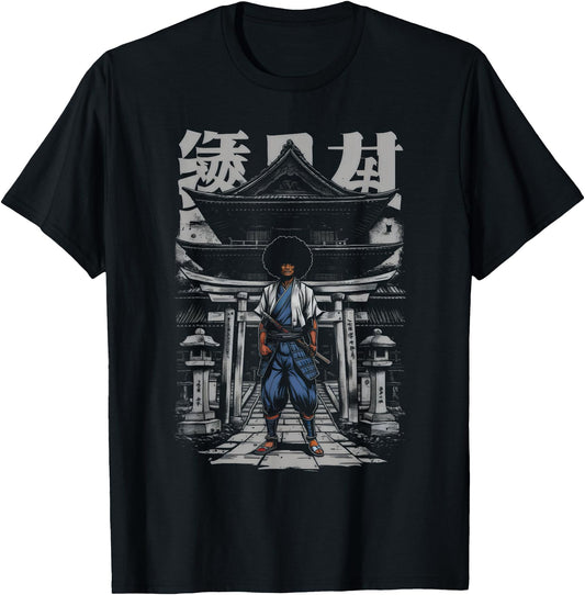 Afro Samurai Japanese Style Bushido Art Cool Katana Warrior
