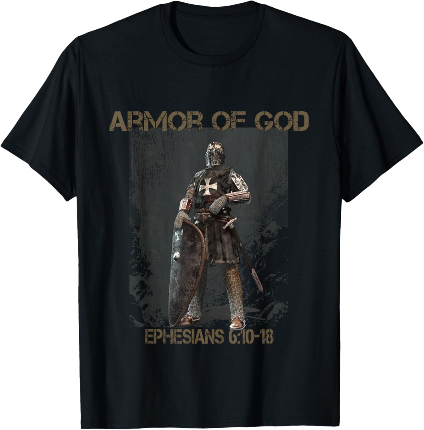 Christian T S Bible Verse T S Scripture T S Armor of God T T-Shirt