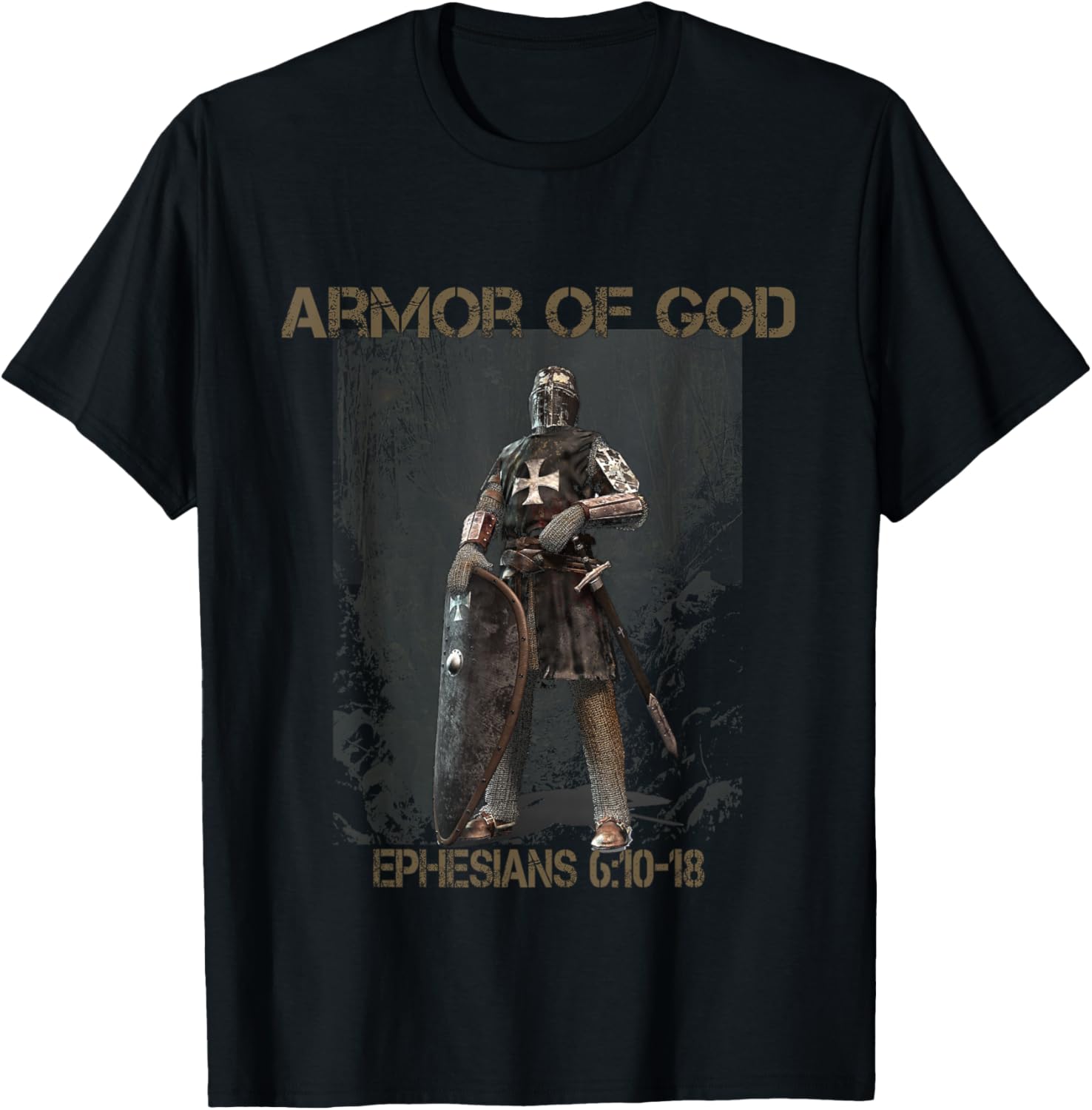 Christian T S Bible Verse T S Scripture T S Armor of God T T-Shirt