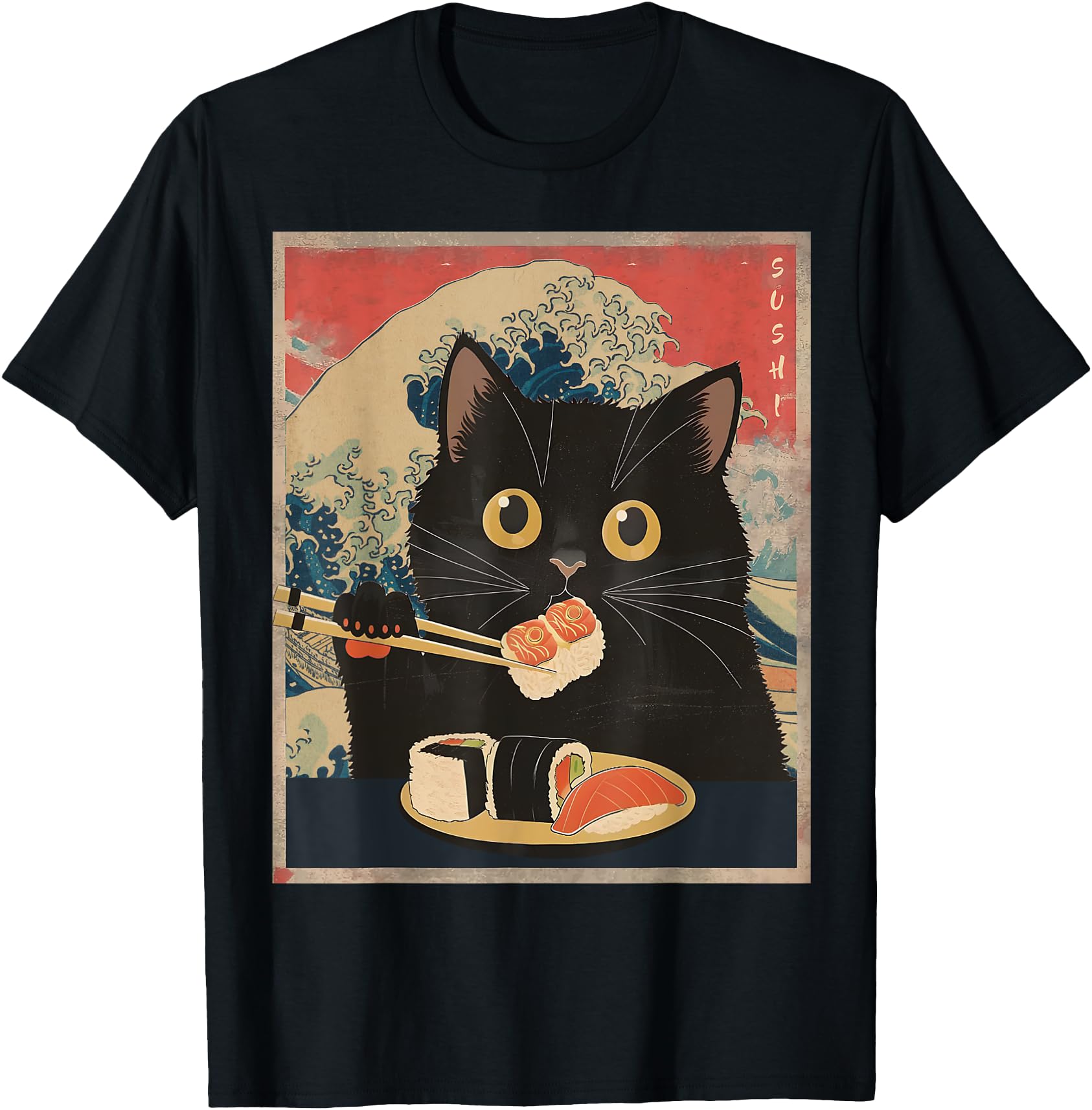 Sushi Cat Japanese Kawaii Sushi Cat Japan Anime Sushi Cat