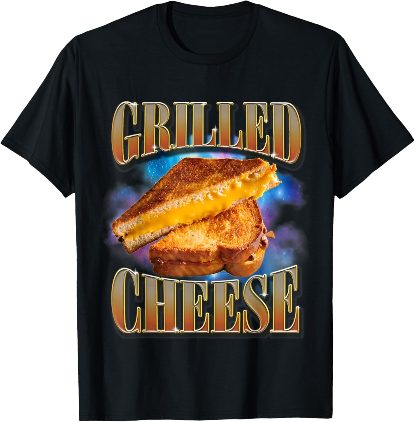 Grilled Cheese Food Lover Funny Gag Weird Meme 90s Trendy