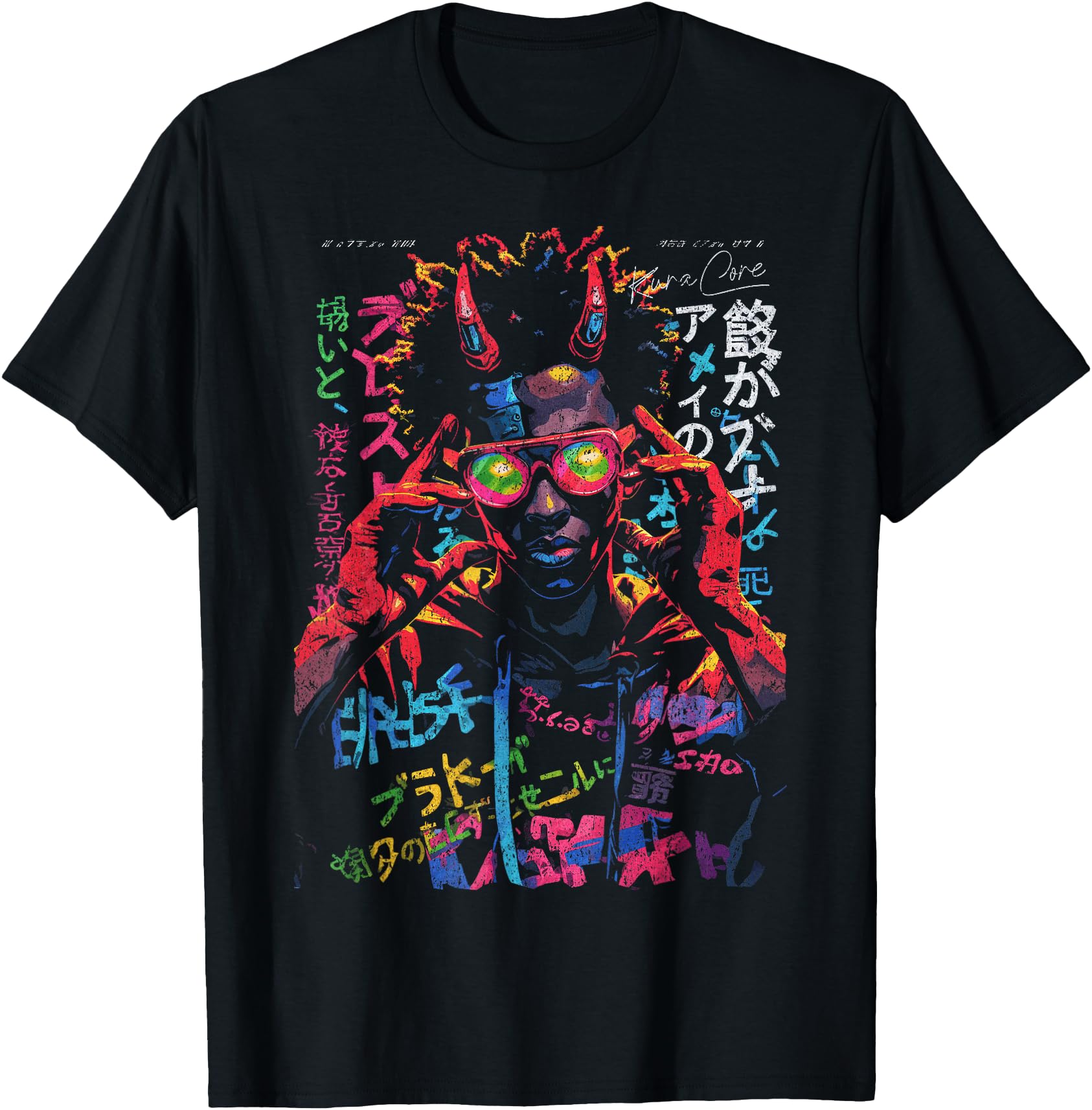 Japanese Streetwear Afro Cyberpunk Y2K Techwear Manga Anime