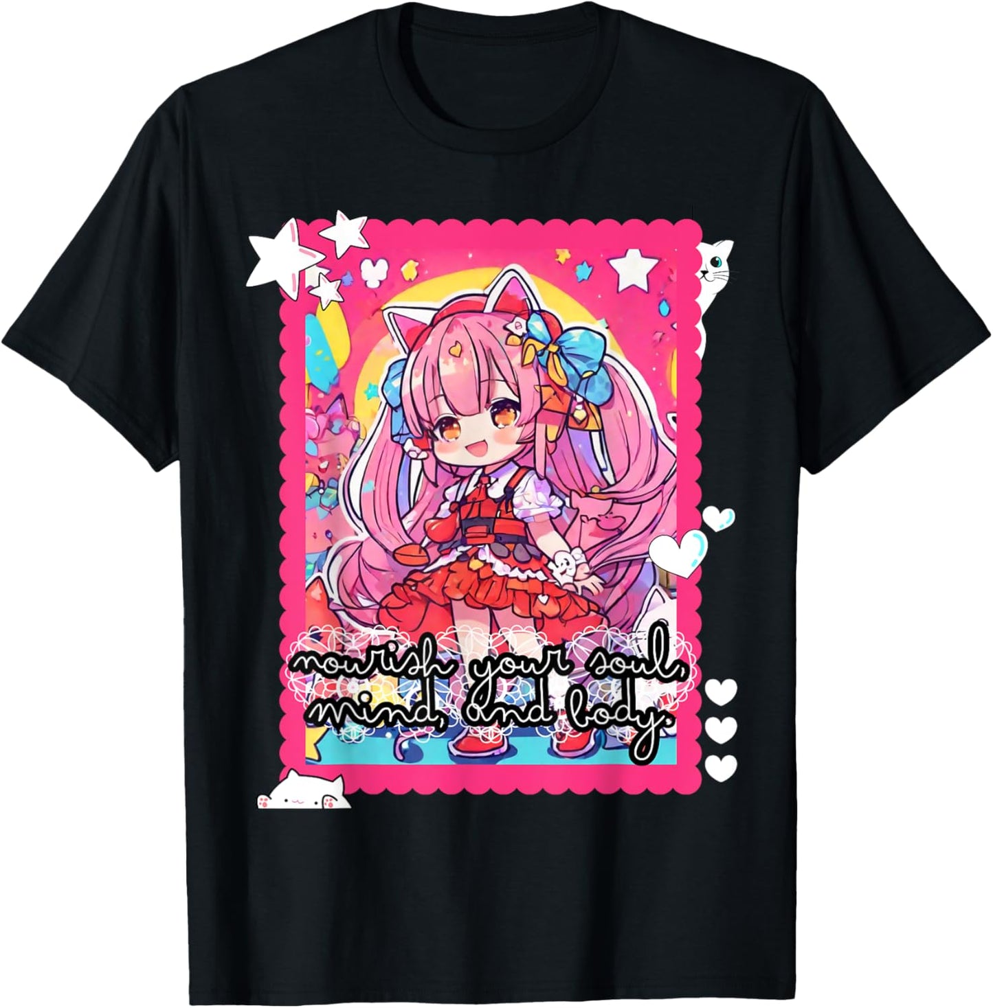 Pastel Goth Resilience for Mental Health Kawaii Chibi