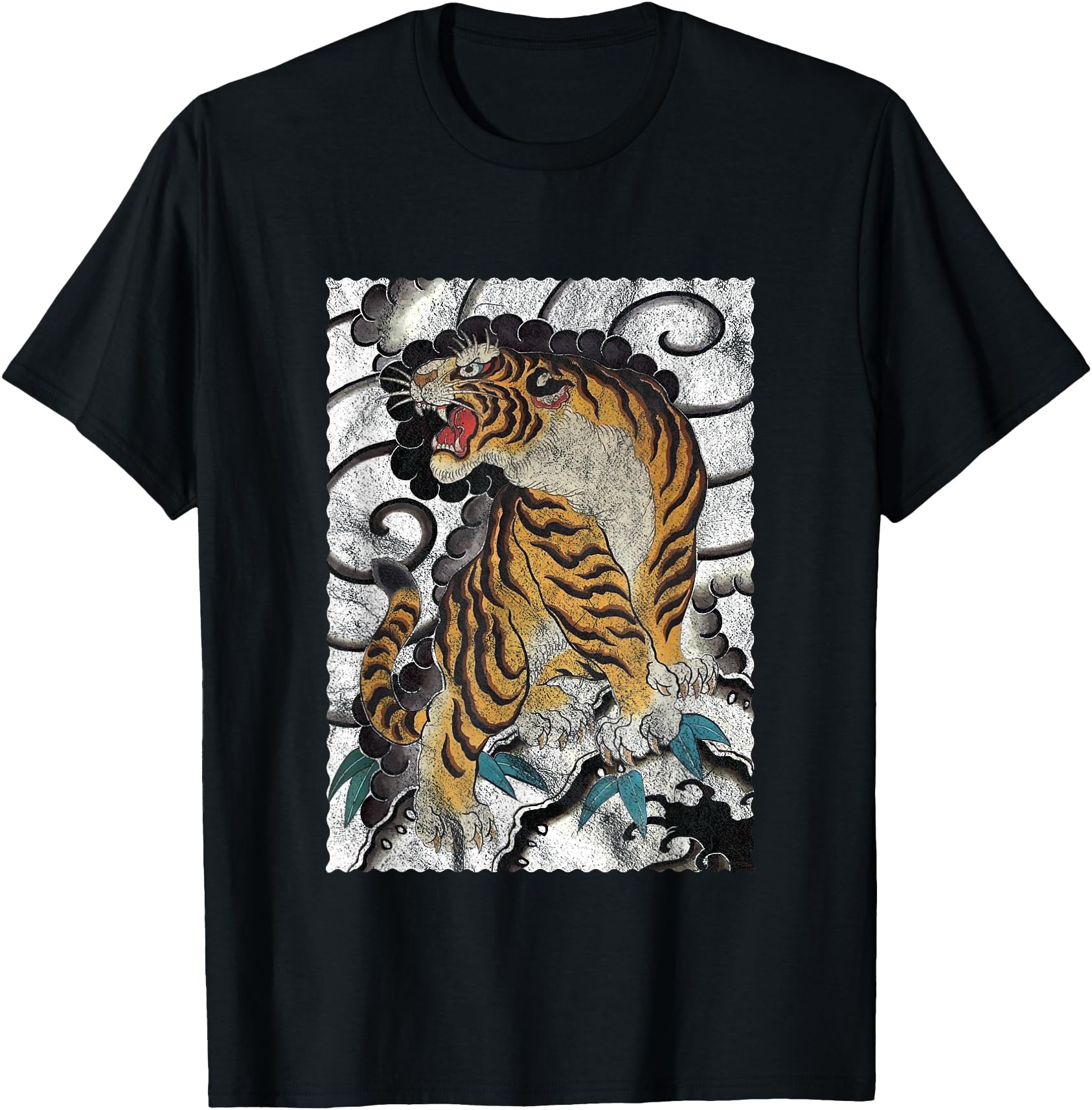 Tattoo Style Traditional Japanese Tiger