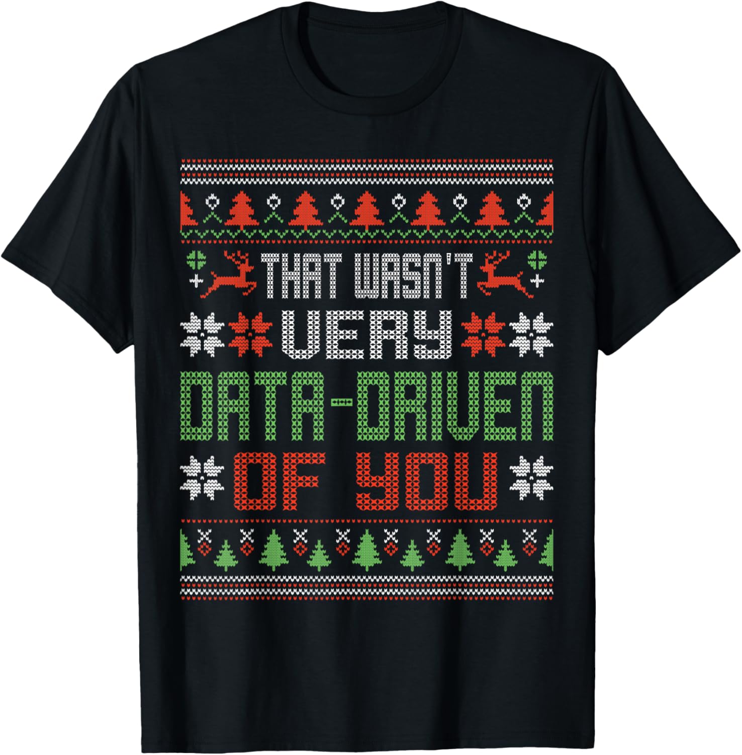 That Wasn't Very Data Driven of You Christmas Xmas Pajamas