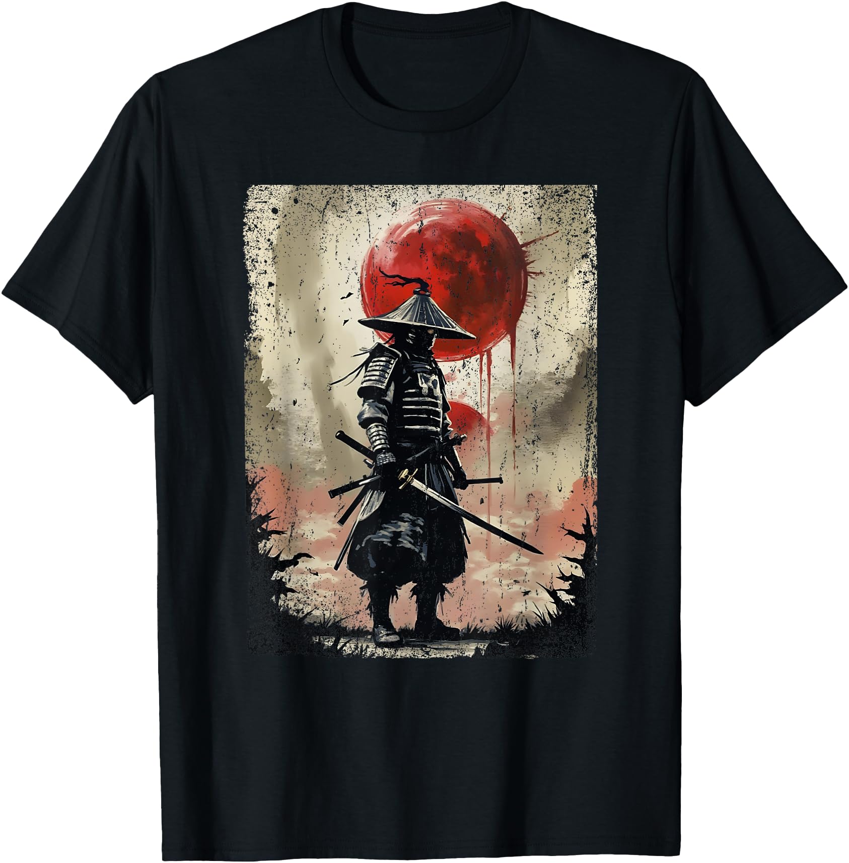 Japanese Art Samurai Vintage Fighter Retro