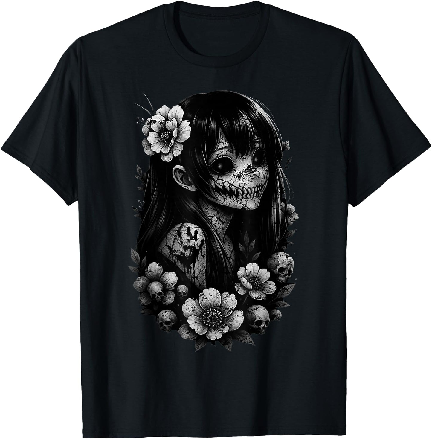 Otaku Manga Horror Japanese Aesthetic Creepy Anime Girl Goth