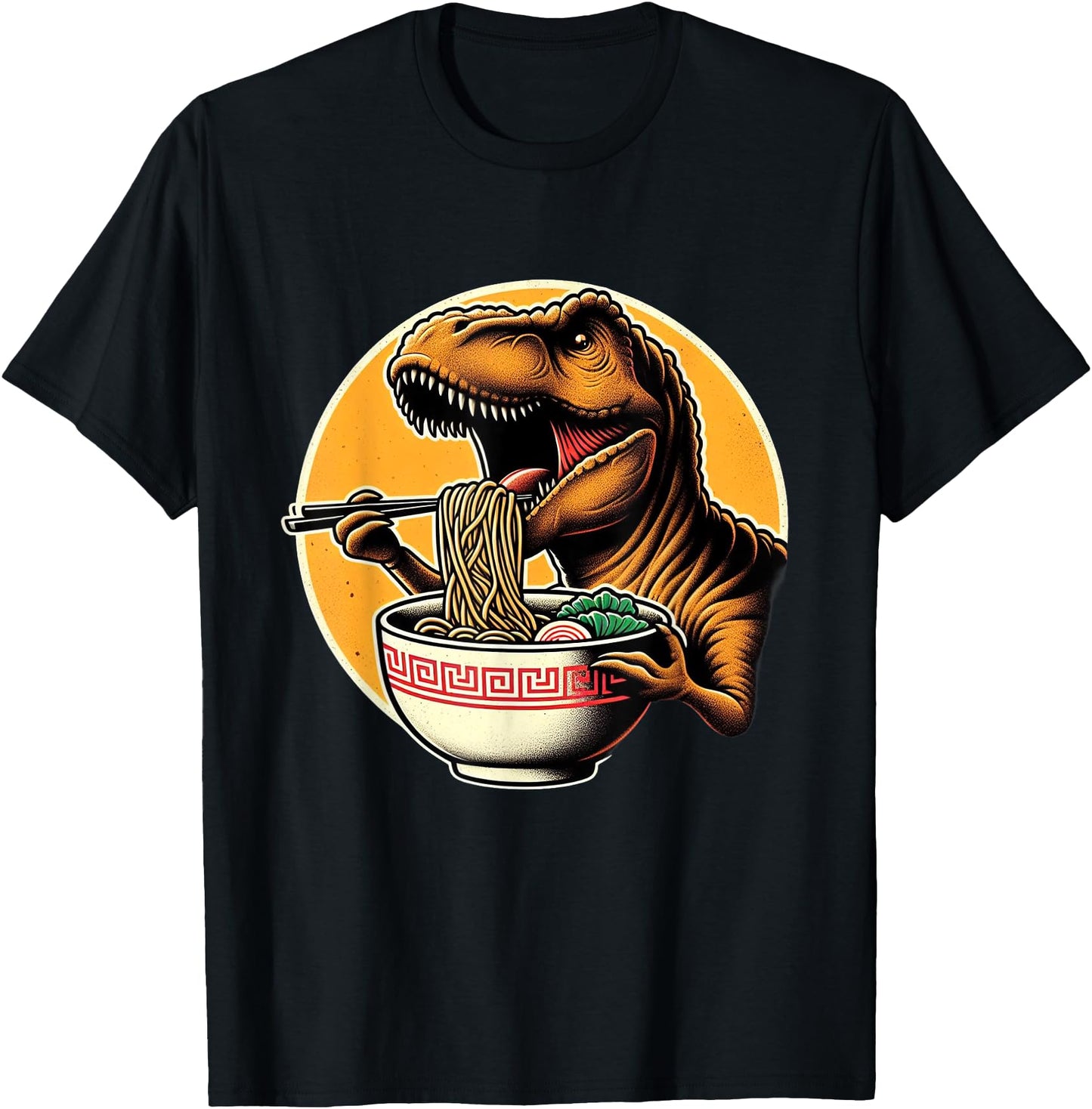 Dinosaur Ramen T-Rex Kawaii Neko Rex Japanese Noodles
