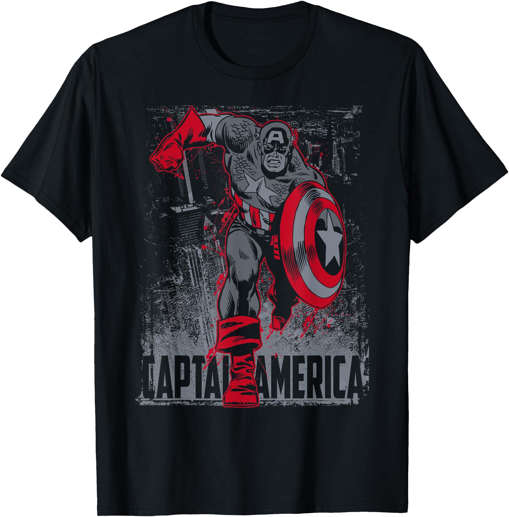 Marvel Avengers Retro Captain America Vintage Dark Hero
