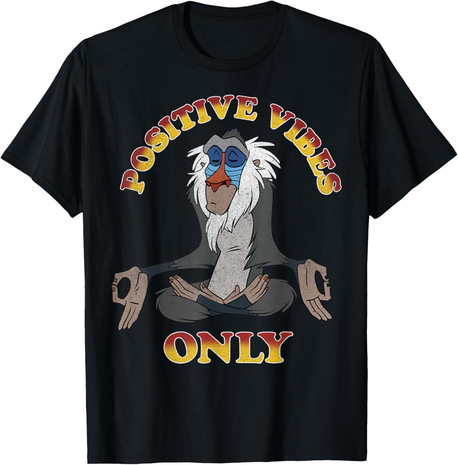 Disney The Lion King Rafiki Positive Vibes Meditation