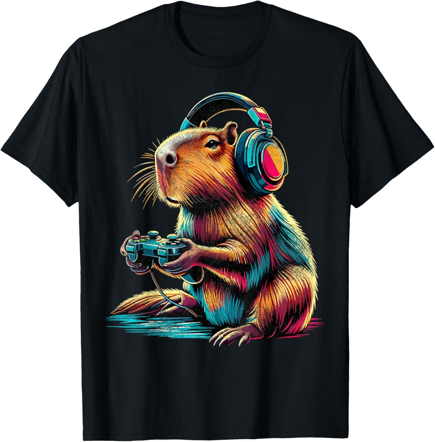 Capybara Funny Video Games Capybara T-Shirt