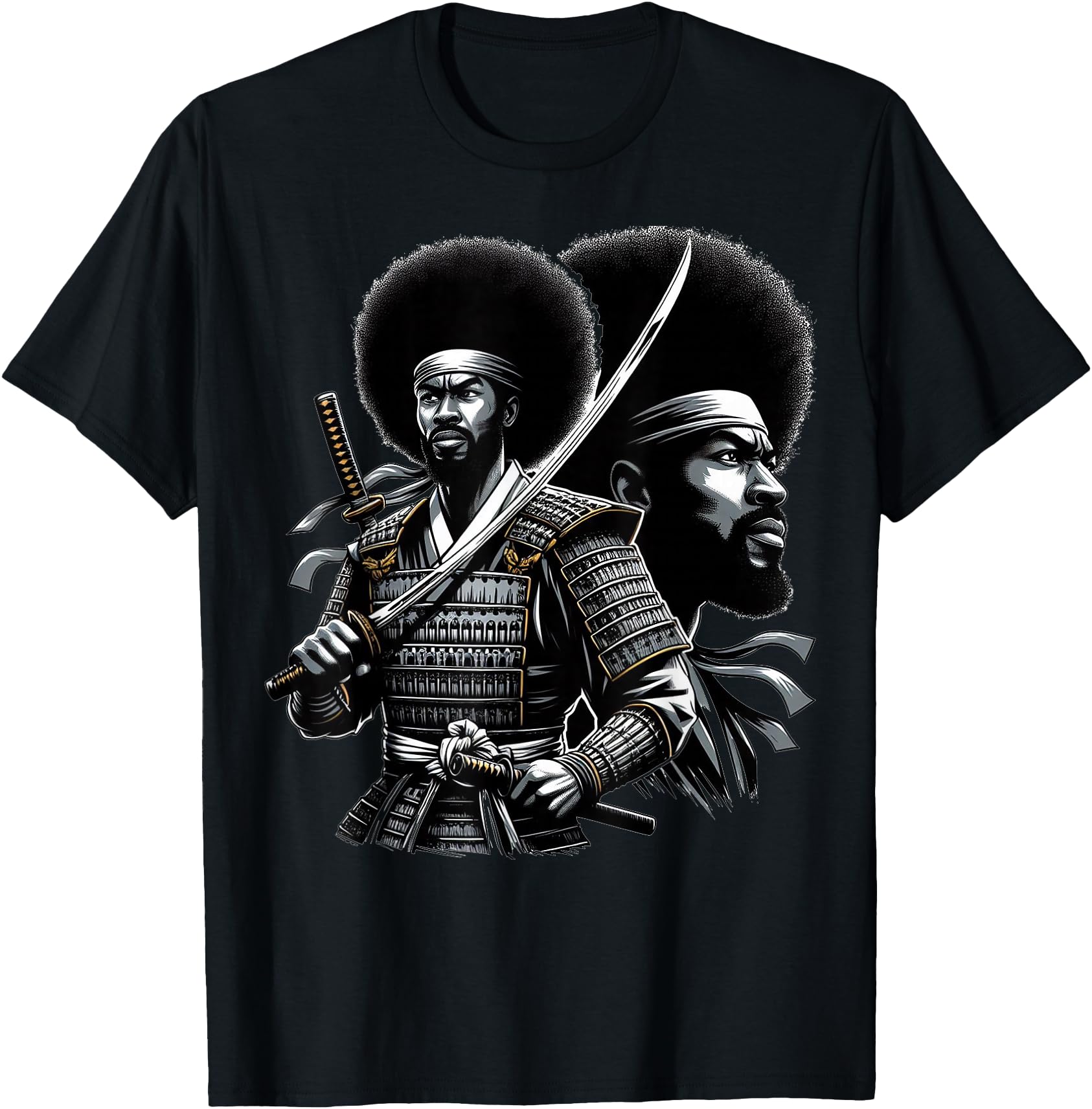 Afro American Samurai Anime Cartoon japanese bushido warrior