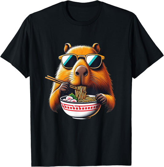 Capybara Ramen Rodent Kawaii Neko Japanese Noodles Aesthetic