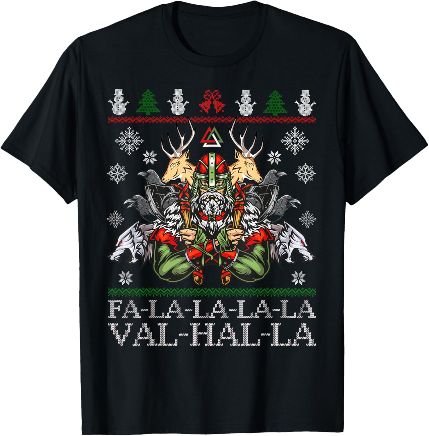 Viking Santa Christmas Sweater a Valhalla Christmas Sweater