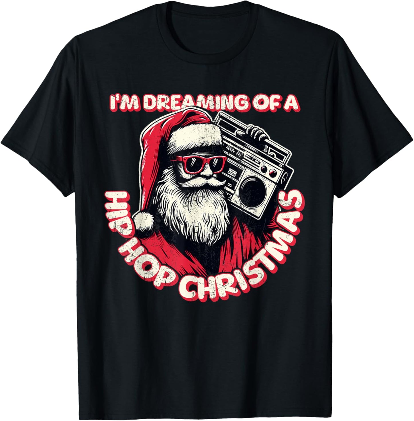 Hip Hop Christmas Santa with Boombox R&B Holiday