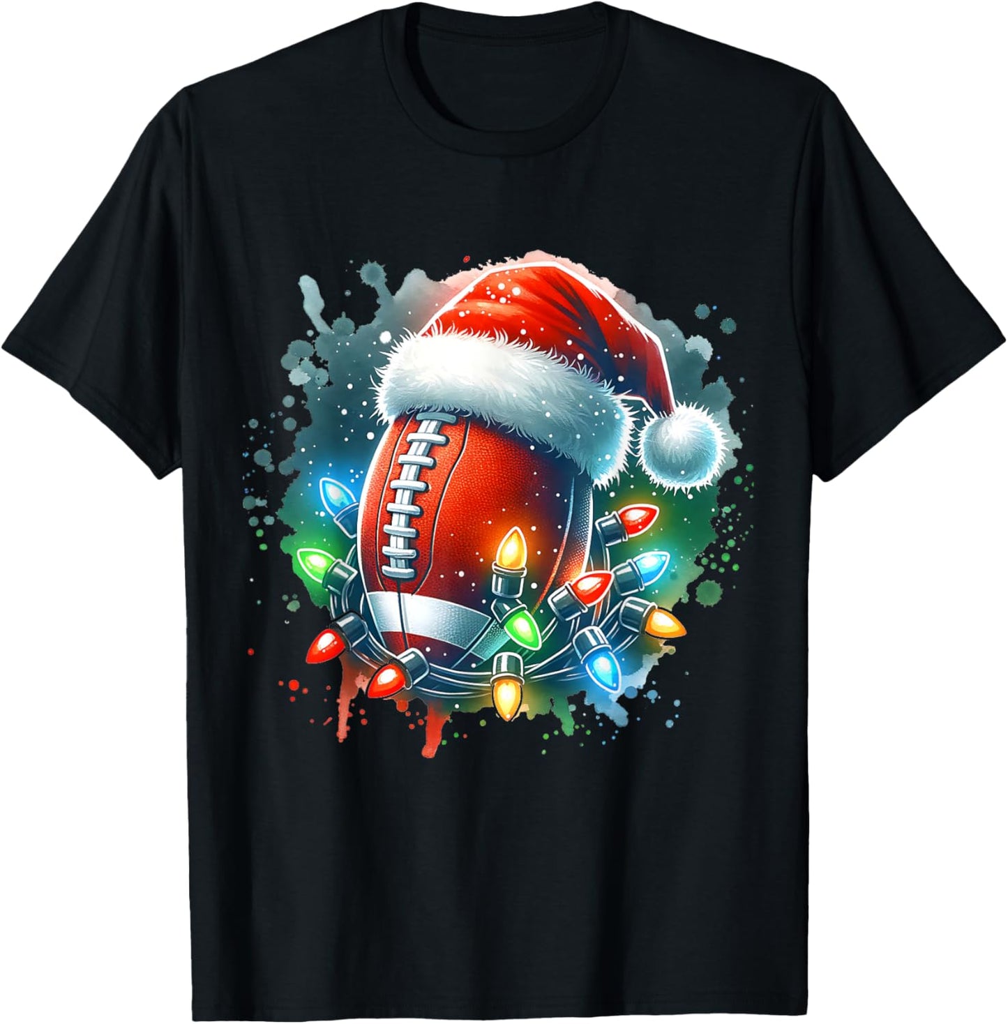 Christmas Football Holiday Football Player Xmas