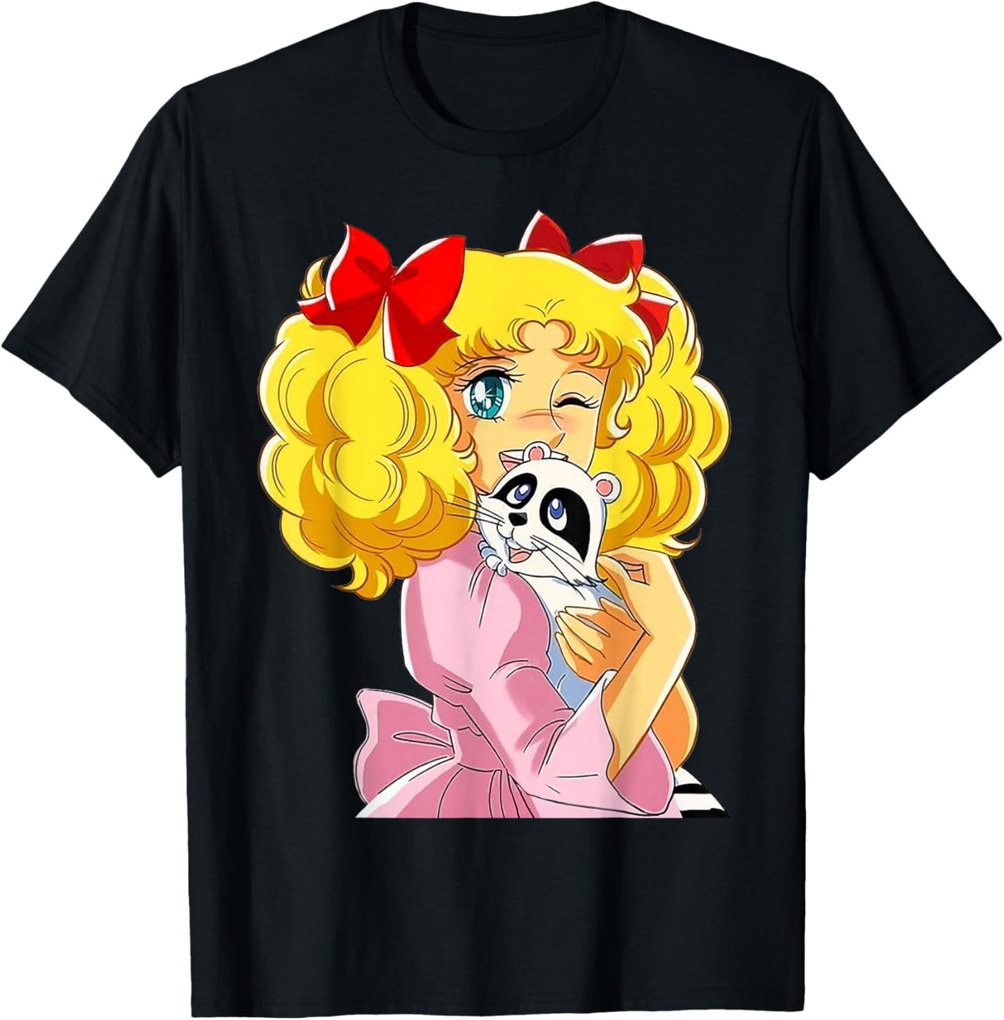 Candy Candy and raccoon Retro Japanese Vintage 80s Anime