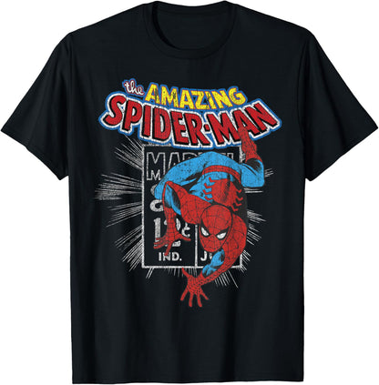 Marvel The Amazing Spider-Man Vintage Comic Poster