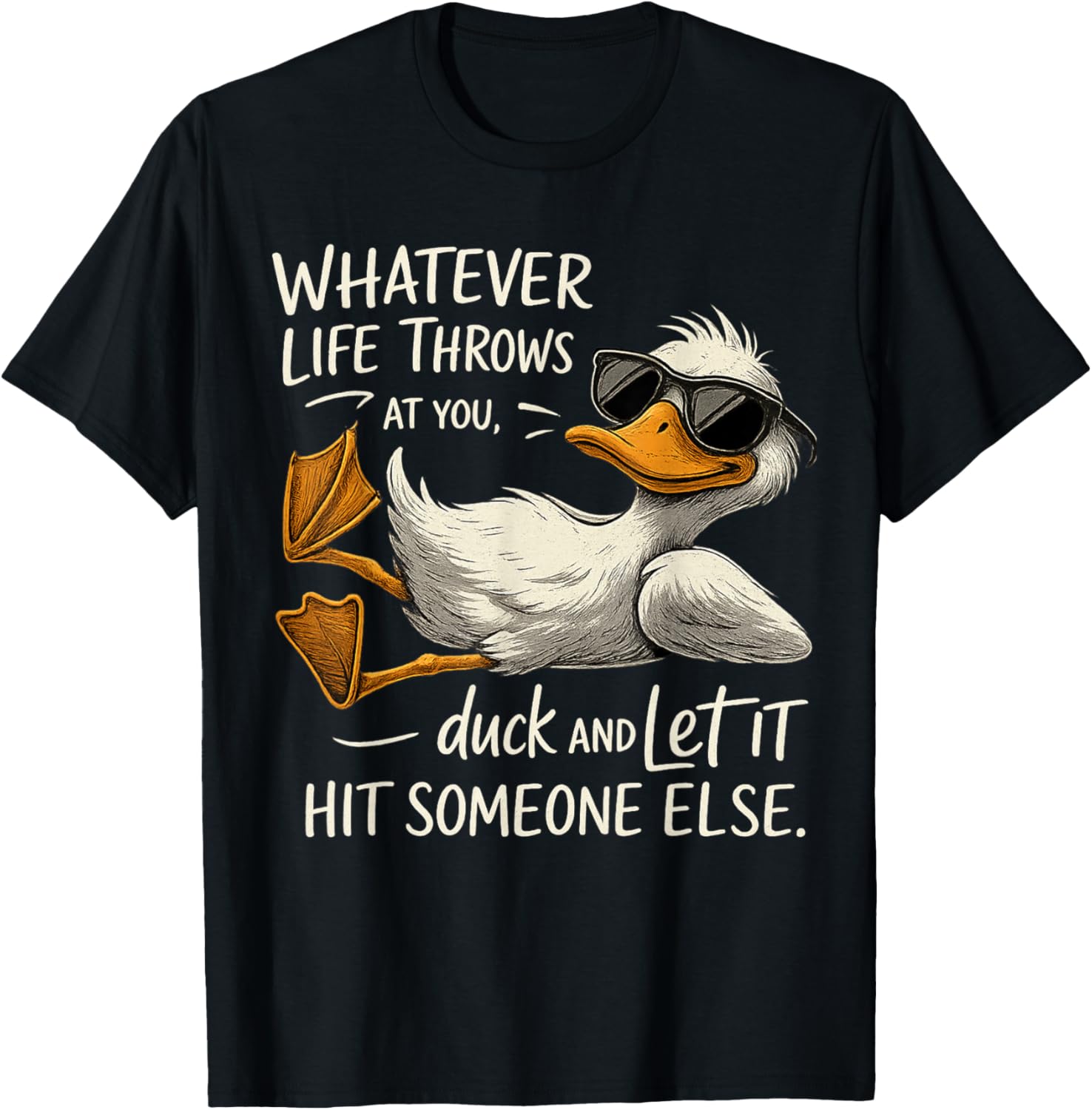 Funny Cool Duck Shirt Funny Quote For Men Women Kids