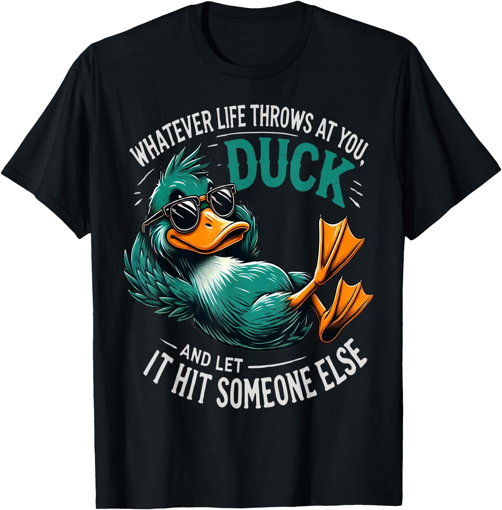 Funny Duck Graphic Tees Men Women Teens Funny Quote Gift