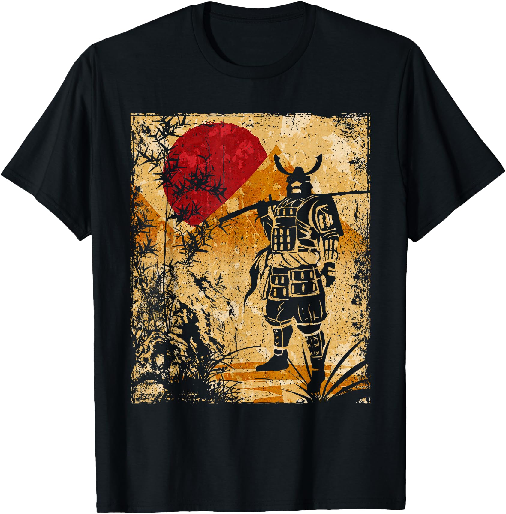 Samurai Japanese Art Vintage Fighter Retro