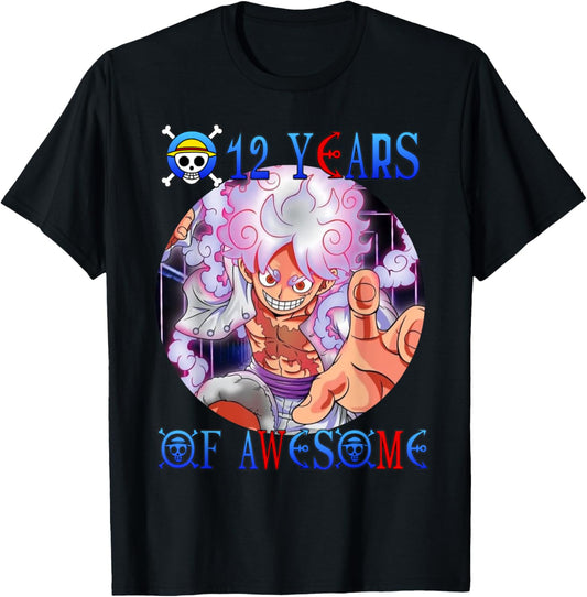 12 Years Of Awesome 12th Birthday Anime Birthday Theme