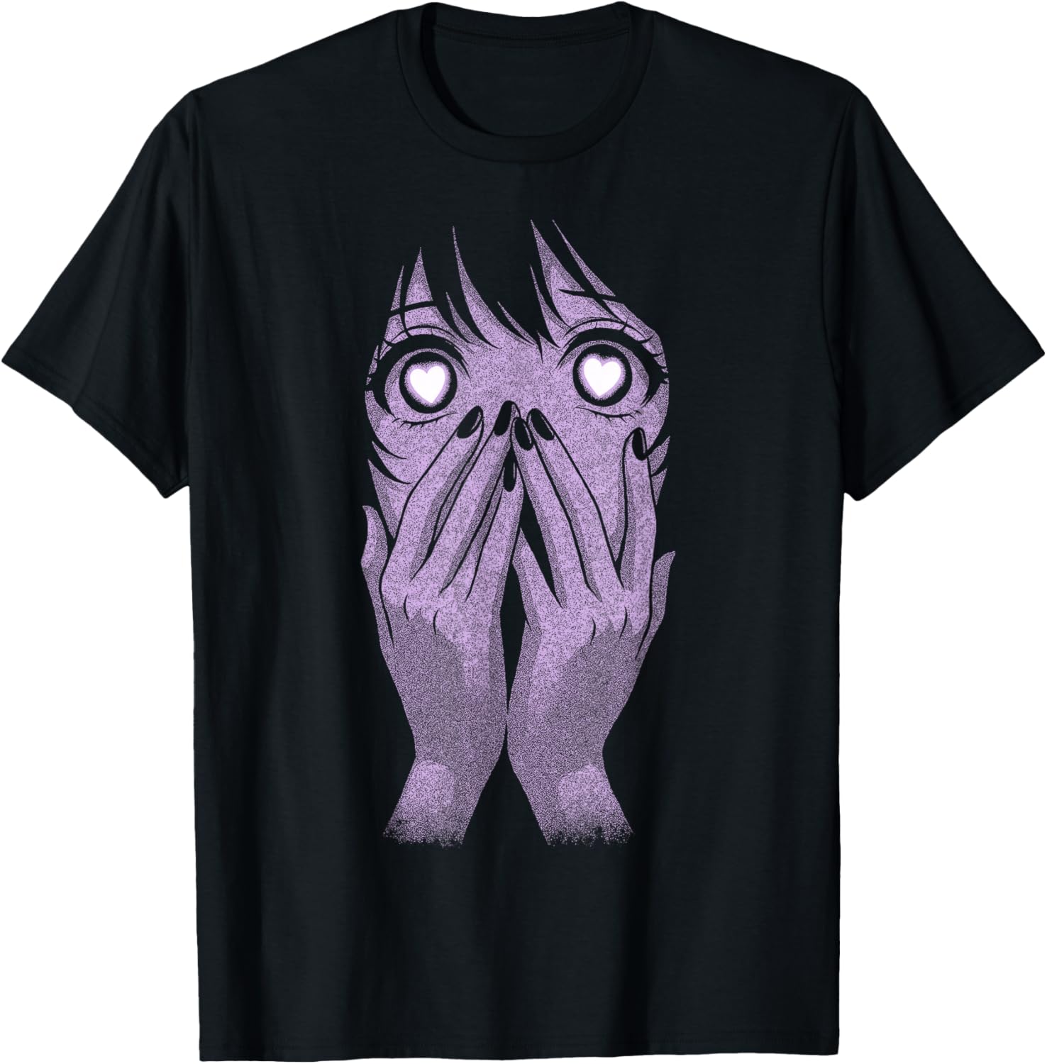 Anime Eyes Girl Hearts Manga Otaku Grunge Goth Alt Aesthetic