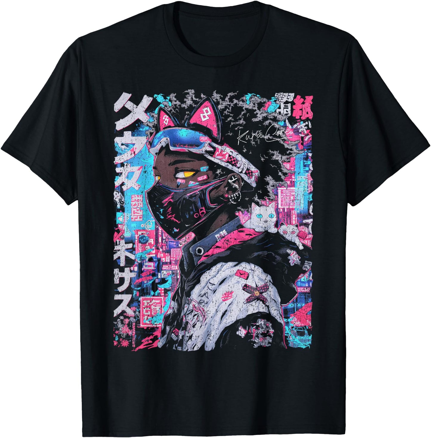 Japanese Streetwear Afro Cyberpunk Y2K Techwear Manga Anime
