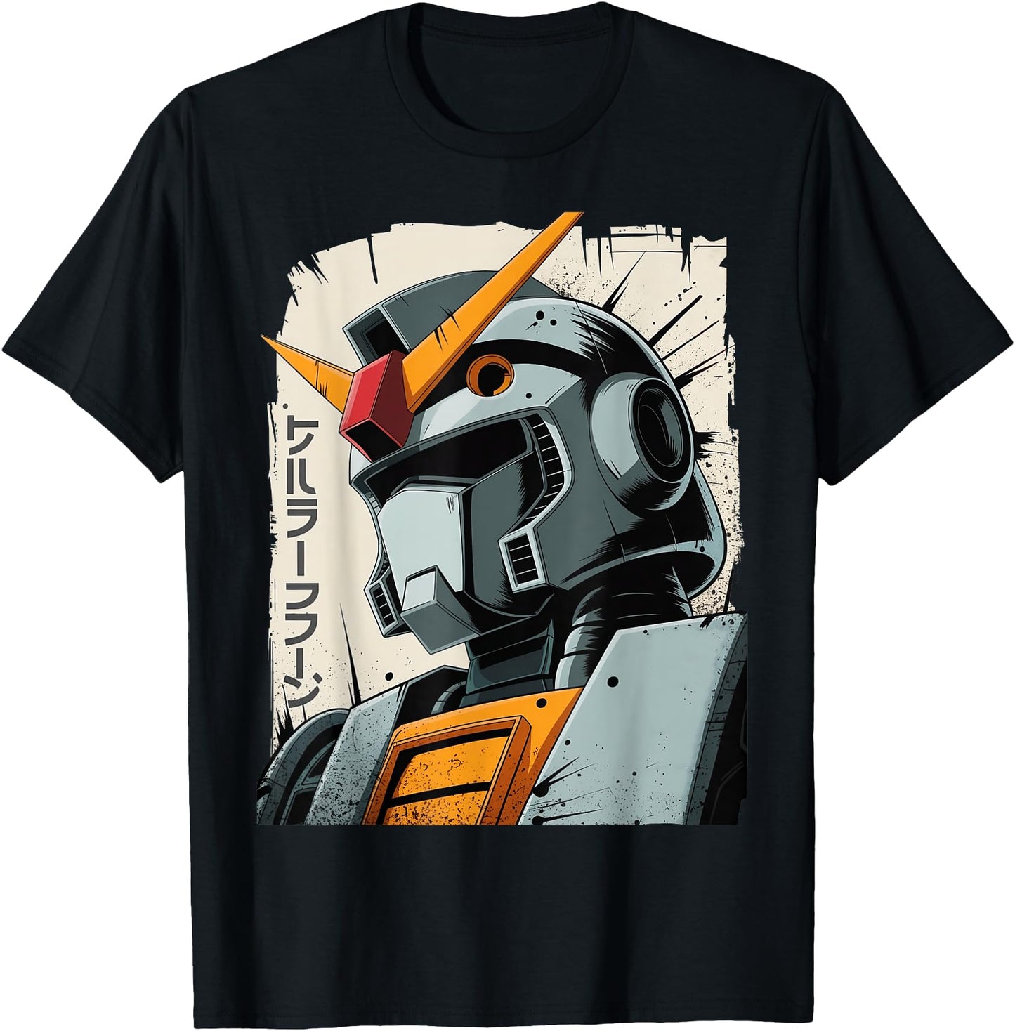 Vintage Japanese Mecha Robot Anime Manga Ukiyo-e Art Graphic