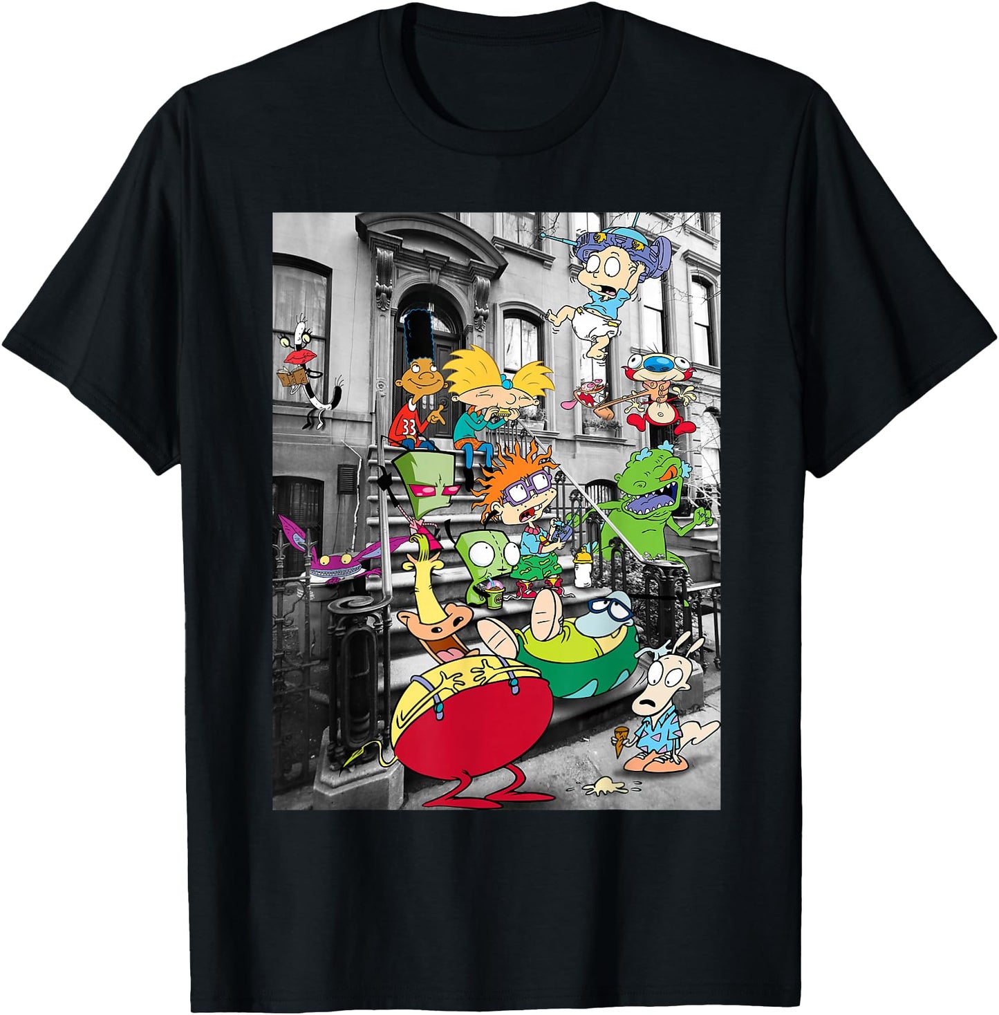 Nickelodeon Classic Nicktoons Hanging On Stoop