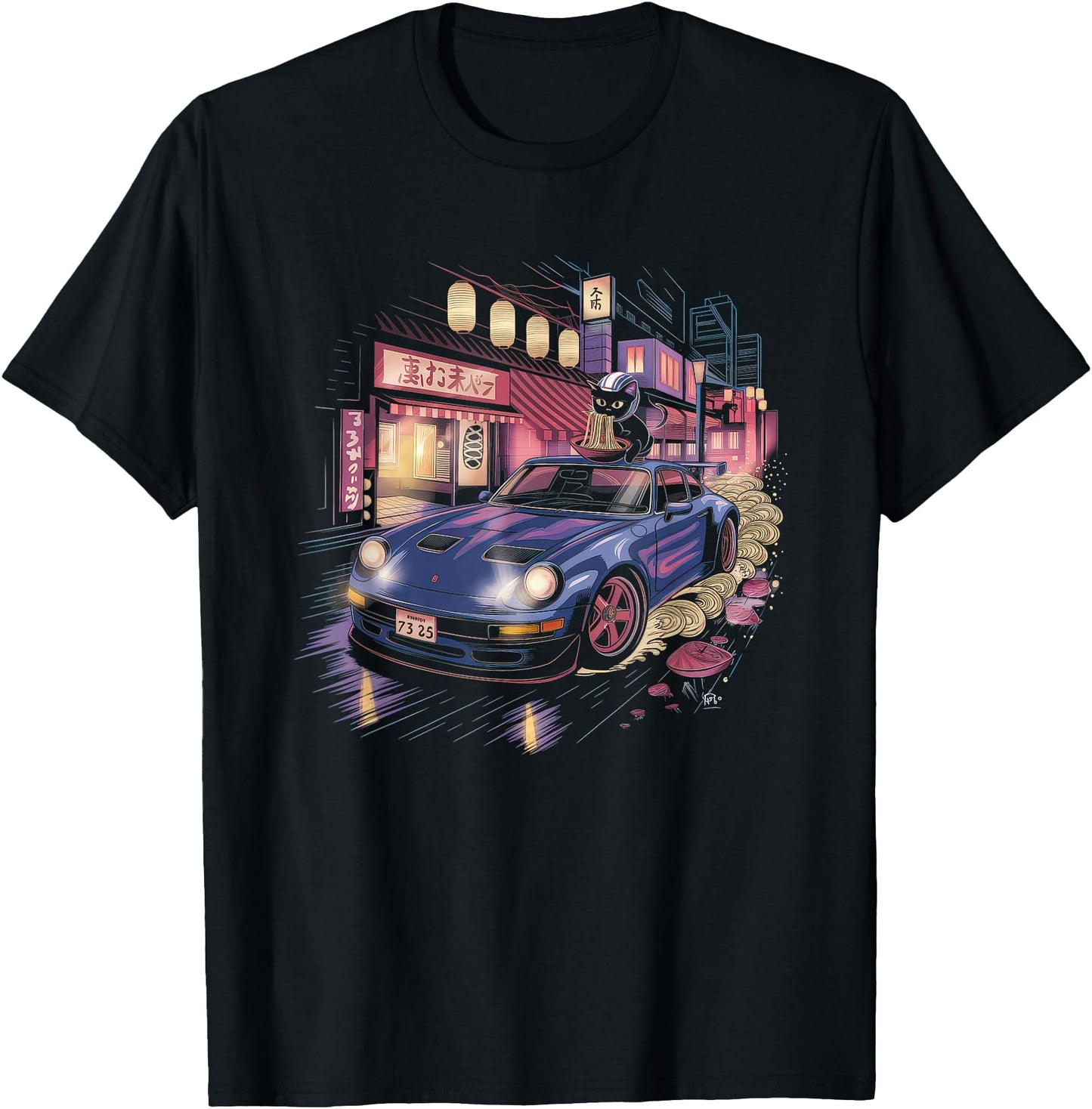 Japanese Car Tshirt Men JDM Japan Street Racing Streetwear